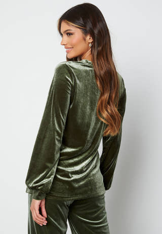 Yesly velvet top