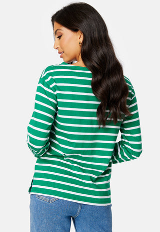 Yulia striped top