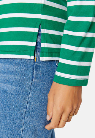 Yulia striped top