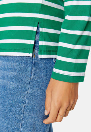 Yulia striped top