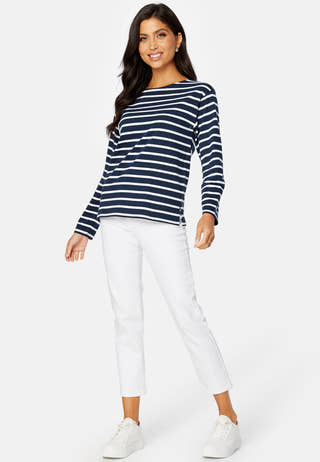 Yulia striped top