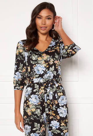 Tova puff v-neck jumpsuit