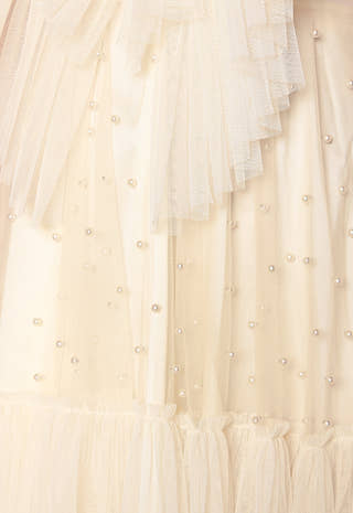 Nathalie Dress Beaded Tulle