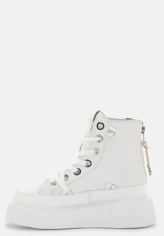 Matilda Leather High Sneaker
