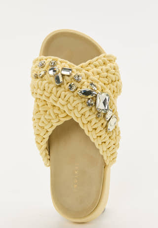 Slipper Woven Stones