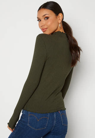 Fransiska L/S Rib Top
