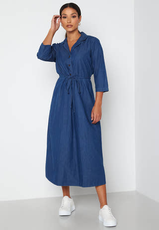 Esran 3/4 Mid Calf Dress
