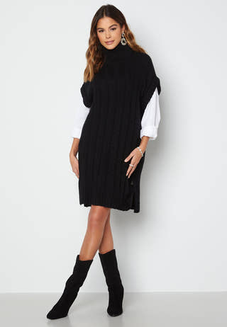 Fara Roll Neck Cable Vest