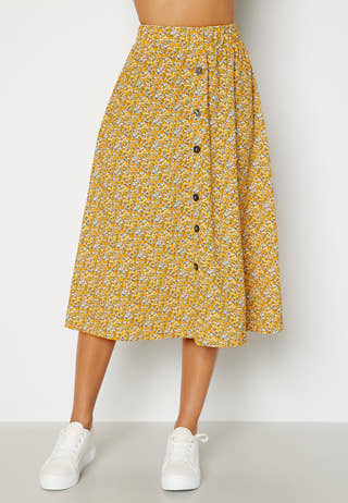 Lotus Button Skirt