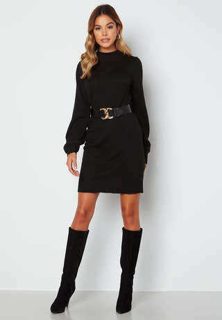 Rue L/S High Neck Dress
