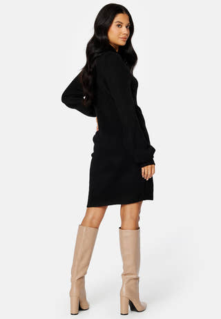 Rue L/S High Neck Dress