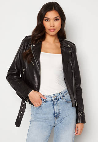 Rachel Leather Biker