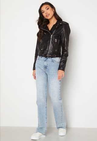 Rachel Leather Biker