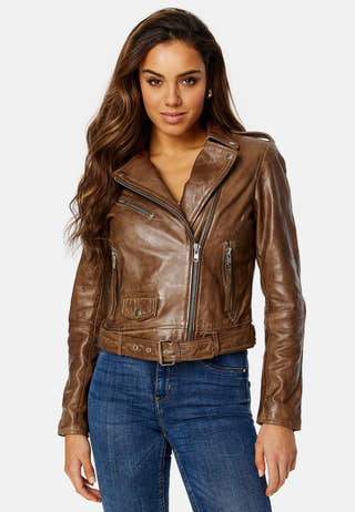 Rachel Leather Biker
