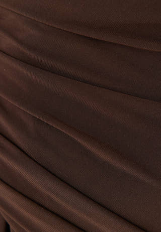 Long Sleeve Rouch Dress