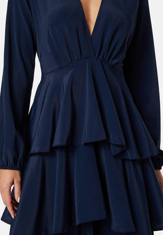 Long Sleeve Tiered Maxi Dress
