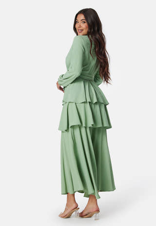 Long Sleeve Tiered Maxi Dress
