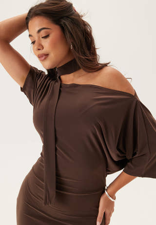 Off Shoulder Midaxi Dress