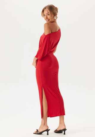 Off Shoulder Midaxi Dress