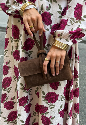 Barletta Small Suede Bag