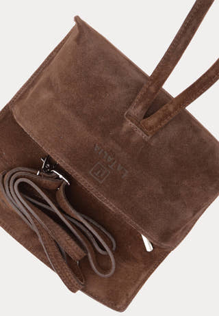 Barletta Small Suede Bag