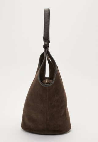 Ferrara Suede Shopping Bag