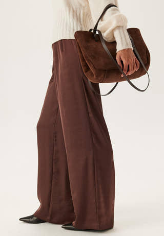 Nola Suede Handbag
