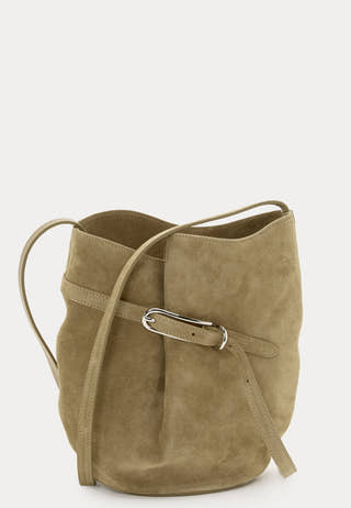 Belted Bucket Bag