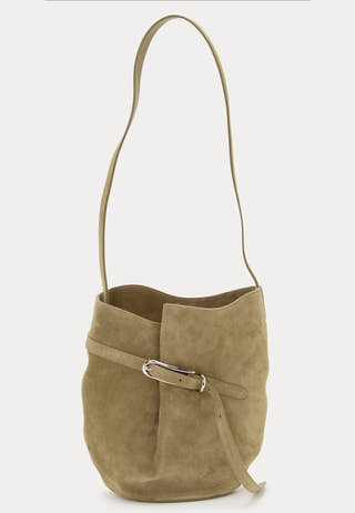 Belted Bucket Bag