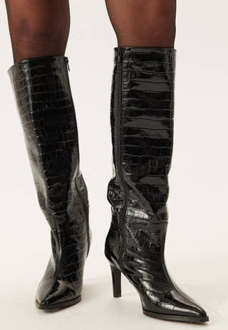 Knee High Leather Boot
