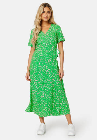 Ema Elise Long Wrap Dress