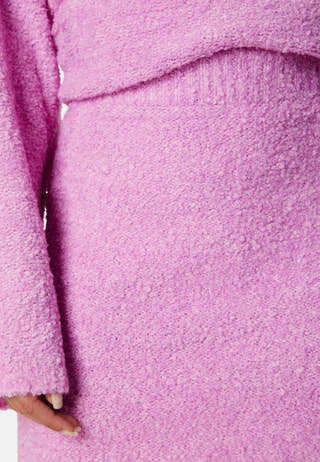 Frill HW Short Knit Skirt
