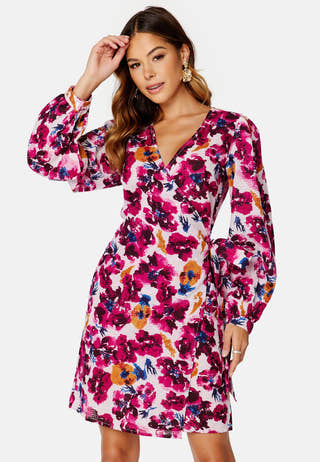 Jannie L/S Wrap Dress