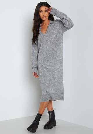 Laura L/S knit dress