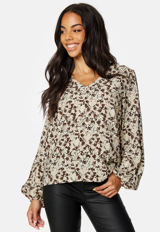 Leonora L/S V-Neck Top
