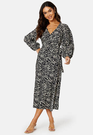 Leonora Wrap Midi Dress