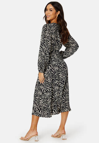 Leonora Wrap Midi Dress