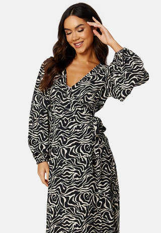 Leonora Wrap Midi Dress