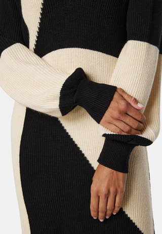 Malena L/S knit dress