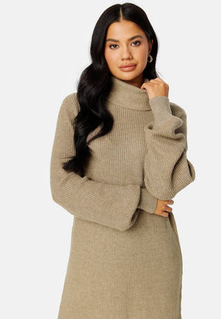 Malena L/S Rollneck Dress