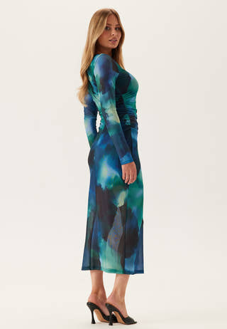 Objaila L/S RE LONG DRESS  RE