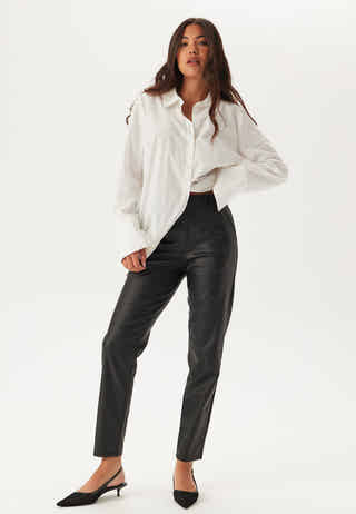 Objbelle Lisa Coated Pant Noos