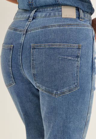 Objcaro Mw Slim Short Jeans