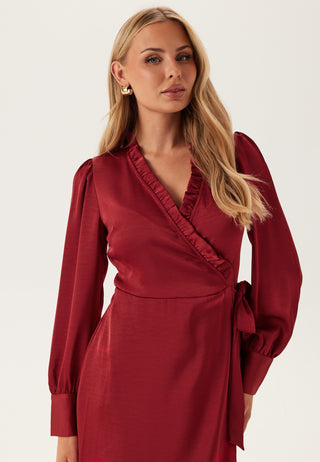 Objchilli L/S WRAP DRESS WRAP