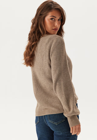 Objditte Re L/S KNIT PULLOVER