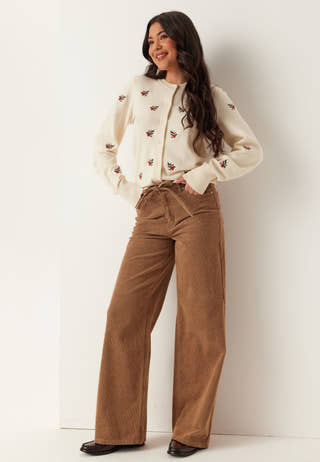 Objebba Thess L/S RE KNIT CARDIGAN