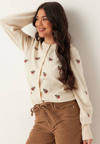 Objebba Thess L/S RE KNIT CARDIGAN