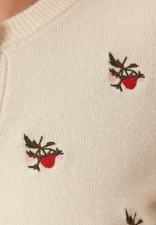 Objebba Thess L/S RE KNIT CARDIGAN