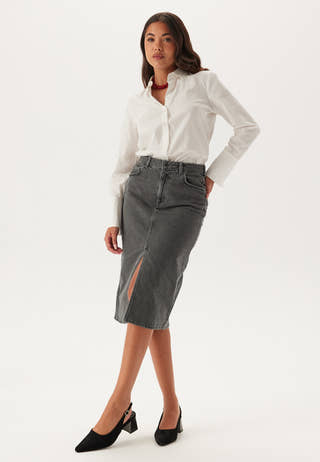 Objellen Midi Denim Skirt