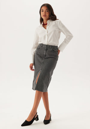 Objellen Midi Denim Skirt